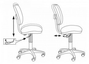 Кресло детское Бюрократ CH-204NX/PENCIL-BL синий карандаши в Тюмени - tumen.ok-mebel.com | фото 5