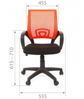 Кресло для оператора CHAIRMAN 696 black (ткань TW-11/сетка TW-01) в Тюмени - tumen.ok-mebel.com | фото 4