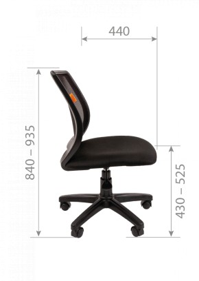Кресло для оператора CHAIRMAN 699 Б/Л (ткань стандарт/сетка TW-01) в Тюмени - tumen.ok-mebel.com | фото 7