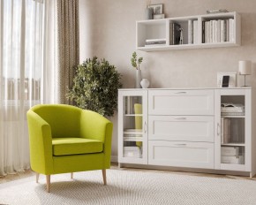 Кресло для отдыха Тунне жёлто-зелёное, ткань рогожка в Тюмени - tumen.ok-mebel.com | фото 3