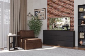 Кресло для отдыха Йоки коричневое, ткань рогожка в Тюмени - tumen.ok-mebel.com | фото 4