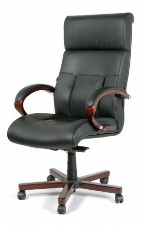 Кресло для руководителя Chairman 421 черный/орех темный, черный в Тюмени - tumen.ok-mebel.com | фото 7