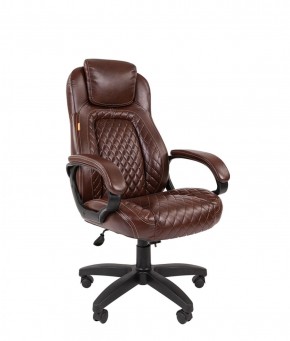 Кресло для руководителя  CHAIRMAN 432 (Экокожа коричневая) в Тюмени - tumen.ok-mebel.com | фото 1