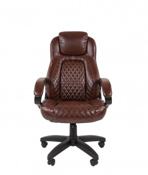 Кресло для руководителя  CHAIRMAN 432 (Экокожа коричневая) в Тюмени - tumen.ok-mebel.com | фото 2