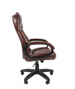 Кресло для руководителя  CHAIRMAN 432 (Экокожа коричневая) в Тюмени - tumen.ok-mebel.com | фото 3