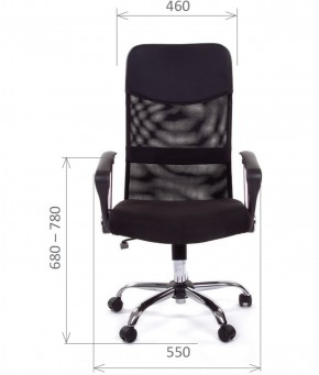 Кресло для руководителя CHAIRMAN 610 N (15-21 черный/сетка черный) в Тюмени - tumen.ok-mebel.com | фото 4