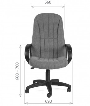 Кресло для руководителя  CHAIRMAN 685 СТ (ткань стандарт 10-356 черная) в Тюмени - tumen.ok-mebel.com | фото 5