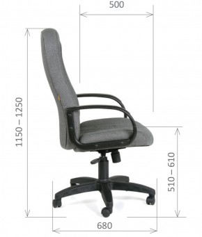 Кресло для руководителя  CHAIRMAN 685 СТ (ткань стандарт 10-356 черная) в Тюмени - tumen.ok-mebel.com | фото 6