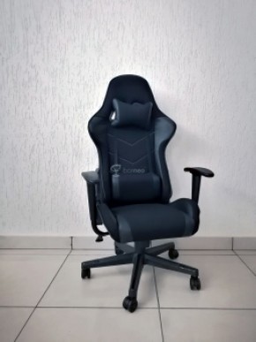 Кресло геймерское Barneo K-50 (черная сетка черные вставки) в Тюмени - tumen.ok-mebel.com | фото