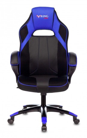 Кресло игровое Бюрократ VIKING 2 AERO BLUE черный/синий в Тюмени - tumen.ok-mebel.com | фото 2
