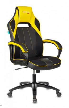 Кресло игровое Бюрократ VIKING 2 AERO YELLOW черный/желтый в Тюмени - tumen.ok-mebel.com | фото