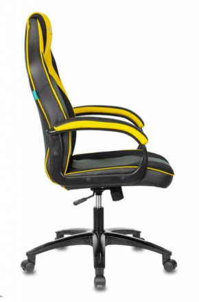 Кресло игровое Бюрократ VIKING 2 AERO YELLOW черный/желтый в Тюмени - tumen.ok-mebel.com | фото 3