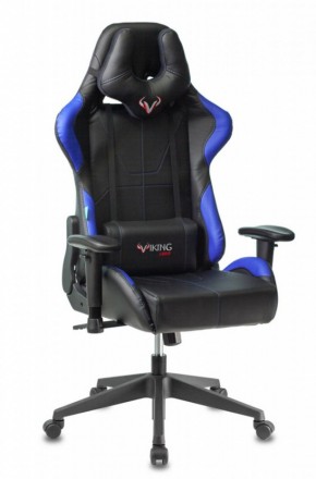 Кресло игровое Бюрократ VIKING 5 AERO BLUE черный/синий в Тюмени - tumen.ok-mebel.com | фото