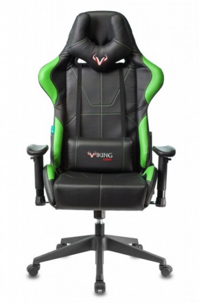 Кресло игровое Бюрократ VIKING 5 AERO LGREEN черный/салатовый в Тюмени - tumen.ok-mebel.com | фото 2