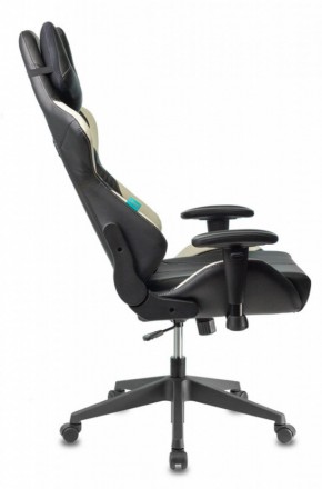 Кресло игровое Бюрократ VIKING 5 AERO WHITE черный/белый в Тюмени - tumen.ok-mebel.com | фото 2