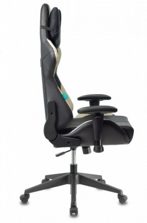Кресло игровое Бюрократ VIKING 5 AERO WHITE черный/белый в Тюмени - tumen.ok-mebel.com | фото 8