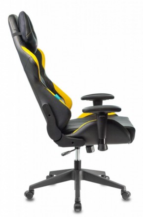 Кресло игровое Бюрократ VIKING 5 AERO YELLOW черный/желтый в Тюмени - tumen.ok-mebel.com | фото 2