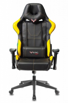 Кресло игровое Бюрократ VIKING 5 AERO YELLOW черный/желтый в Тюмени - tumen.ok-mebel.com | фото 3