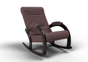 Кресло-качалка Венето 13-Т-КМ (ткань/венге) КОФЕ С МОЛОКОМ в Тюмени - tumen.ok-mebel.com | фото