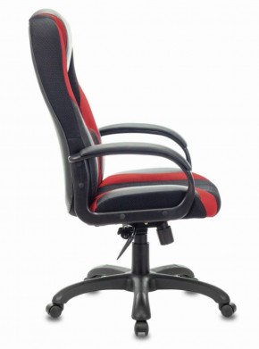 Кресло компьютерное BRABIX PREMIUM "Rapid GM-102" (экокожа/ткань, черное/красное) 532107 в Тюмени - tumen.ok-mebel.com | фото 3