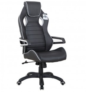 Кресло компьютерное BRABIX Techno Pro GM-003 (экокожа черное/серое, вставки серые) 531814 в Тюмени - tumen.ok-mebel.com | фото