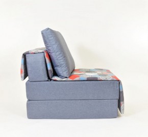 Кресло-кровать бескаркасное Харви (серый-геометрия слейт) в Тюмени - tumen.ok-mebel.com | фото 2