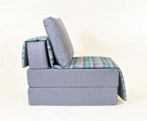 Кресло-кровать бескаркасное Харви (серый-квадро азур) в Тюмени - tumen.ok-mebel.com | фото 2