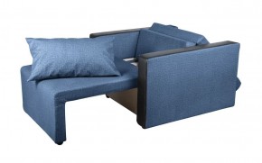 Кресло-кровать Милена с подлокотниками (синий) Велюр в Тюмени - tumen.ok-mebel.com | фото 2