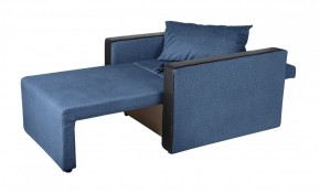 Кресло-кровать Милена с подлокотниками (синий) Велюр в Тюмени - tumen.ok-mebel.com | фото 3