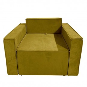 Кресло-кровать Принц КК1-ВГ (велюр горчичный) в Тюмени - tumen.ok-mebel.com | фото