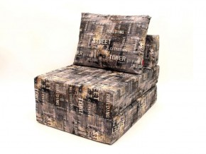 Кресло-кровать-пуф бескаркасное Окта (Велюр принт 2) в Тюмени - tumen.ok-mebel.com | фото 5