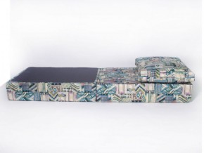 Кресло-кровать-пуф бескаркасное Окта (Велюр принт 2) в Тюмени - tumen.ok-mebel.com | фото 8