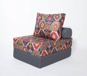 Кресло-кровать-пуф бескаркасное Прайм (мехико серый-графит) в Тюмени - tumen.ok-mebel.com | фото 2