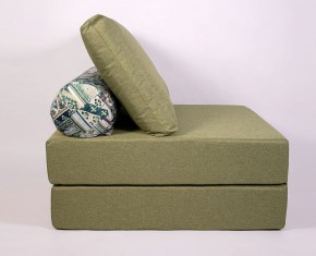 Кресло-кровать-пуф бескаркасное Прайм (Оливковый) в Тюмени - tumen.ok-mebel.com | фото 3