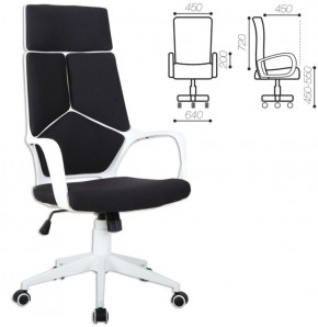 Кресло офисное BRABIX PREMIUM "Prime EX-515" (пластик белый, ткань, черное) 531812 в Тюмени - tumen.ok-mebel.com | фото 2