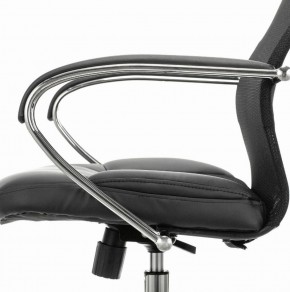 Кресло офисное BRABIX PREMIUM "Stalker EX-608 CH" (хром, ткань-сетка/кожзам, черное) 532091 в Тюмени - tumen.ok-mebel.com | фото 4