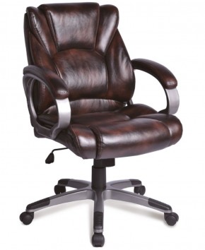 Кресло офисное BRABIX "Eldorado EX-504" (коричневое) 530875 в Тюмени - tumen.ok-mebel.com | фото 1