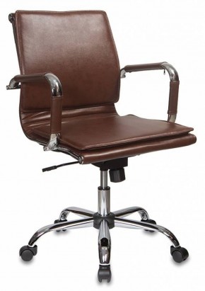 Кресло руководителя Бюрократ CH-993-LOW/BROWN коричневый в Тюмени - tumen.ok-mebel.com | фото 1