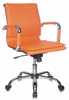 Кресло руководителя Бюрократ CH-993-LOW/ORANGE оранжевый в Тюмени - tumen.ok-mebel.com | фото 1