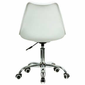 Кресло стул BRABIX "Eames MG-310 CH", хром, пластик белый, ткань серая, 532924 в Тюмени - tumen.ok-mebel.com | фото 4