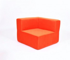 Кресло-угловое-модуль бескаркасное Тетрис 30 (Оранжевый) в Тюмени - tumen.ok-mebel.com | фото