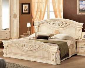 Кровать 2-х спальная 1600*2000 Рома, без основания (02.116) беж в Тюмени - tumen.ok-mebel.com | фото 1