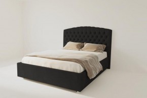 Кровать Берлин без основания 1600 (экокожа кольт ч) в Тюмени - tumen.ok-mebel.com | фото