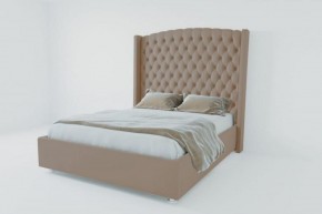 Кровать Берлин ЛЮКС без основания 1800 (велюр серый) в Тюмени - tumen.ok-mebel.com | фото