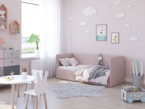 Кровать-диван Leonardo 160*70 (Розовый) + боковина в Тюмени - tumen.ok-mebel.com | фото 5