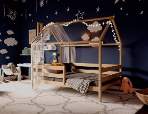 Кровать-домик 80*190 без покраски в Тюмени - tumen.ok-mebel.com | фото 3