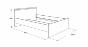 Кровать двойная Ольга-13 + 2-а выкатных ящика (1600) в Тюмени - tumen.ok-mebel.com | фото 3