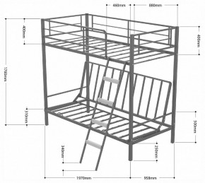 Кровать двухъярусная Дакар 2 в Тюмени - tumen.ok-mebel.com | фото 5