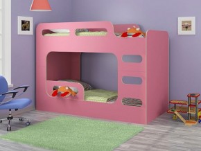 Кровать двухъярусная Дельта-Макс-20.03 Розовый в Тюмени - tumen.ok-mebel.com | фото 1