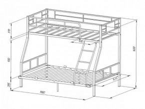 Кровать двухъярусная "Гранада-1 140" Слоновая кость в Тюмени - tumen.ok-mebel.com | фото 2